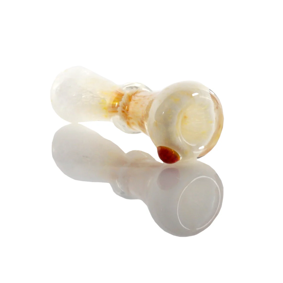 3.5" Yellow & White Frit Bat - Image 3