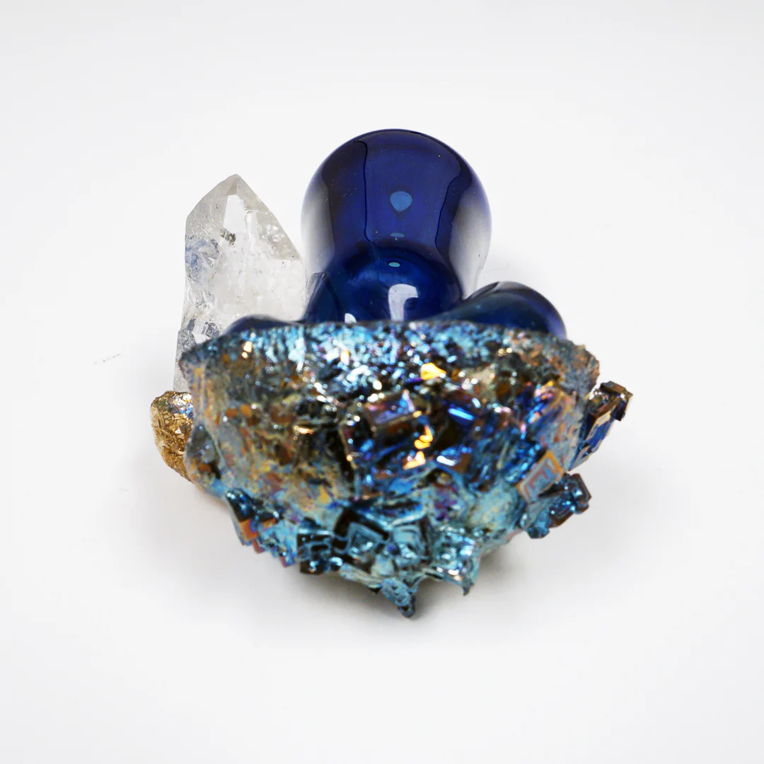 3.75" Bismuth & Crystal Pipe - Image 4