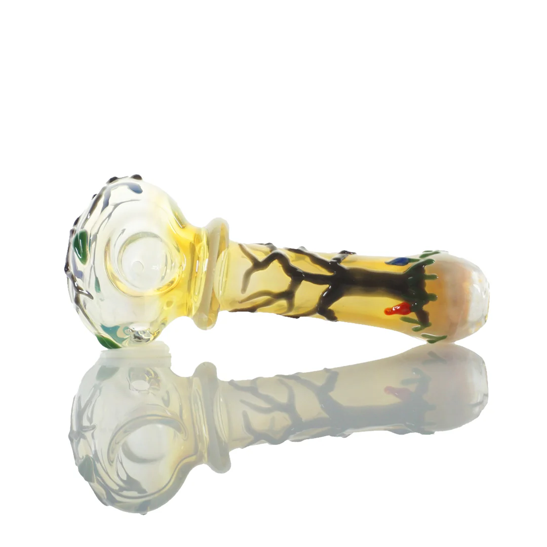 4.5" Tree & Flowers Pipe - Image 2