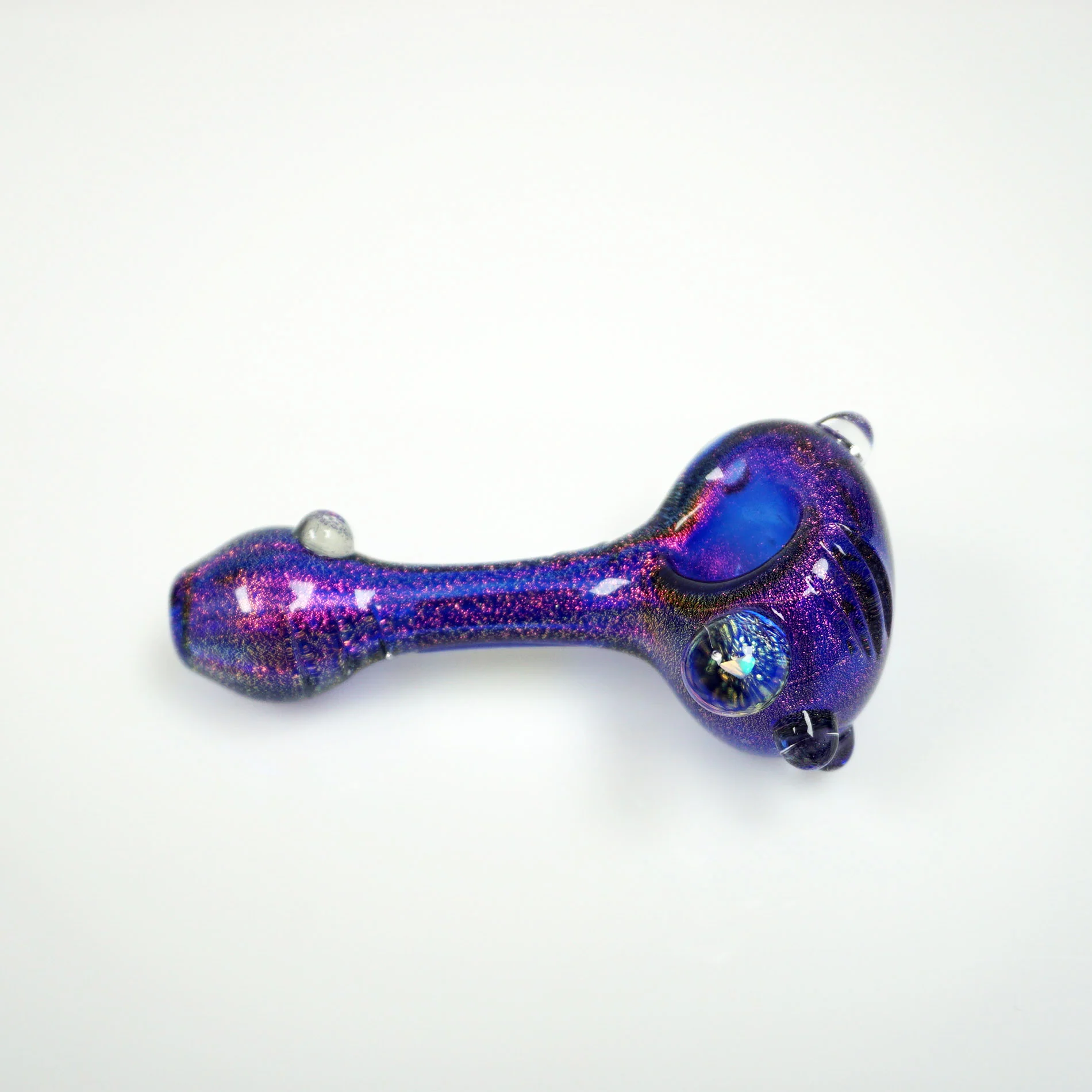 4" Jeff Dichro Pipe With Opal Marble - Image 3