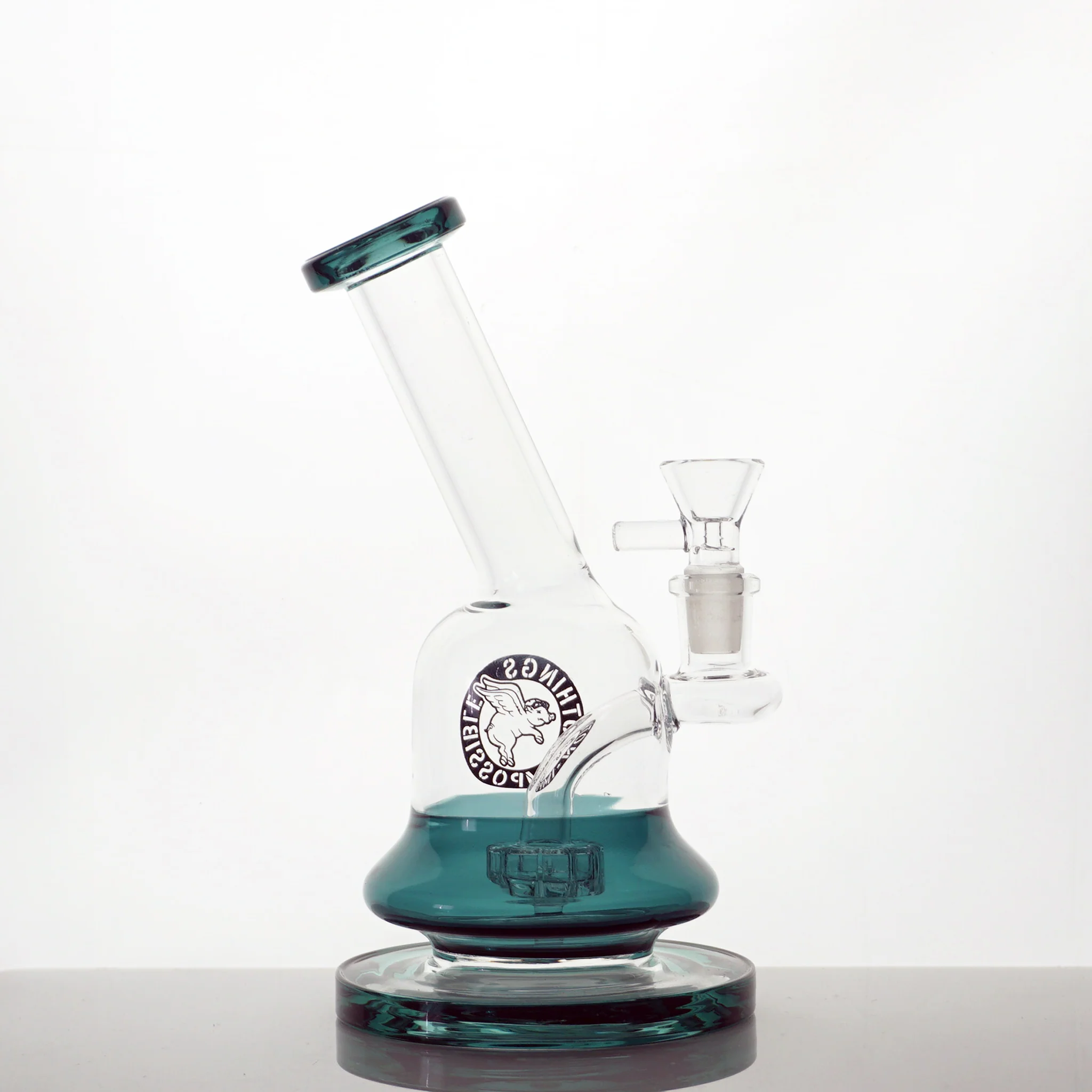 7" Nothing's Impossible Angled Neck Water Pipe - Image 6
