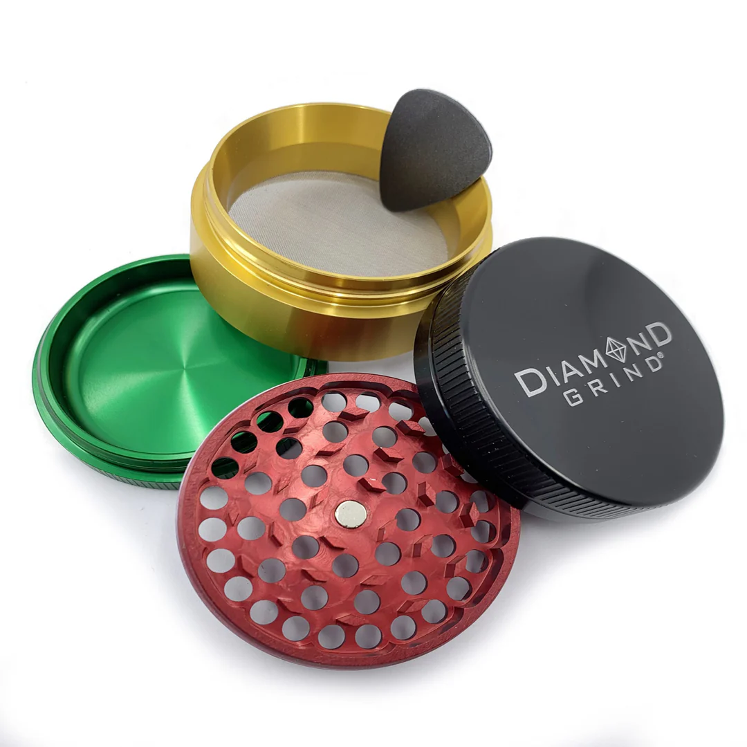 Diamond Grind 63mm 4pc Annodized Grinder - Image 15
